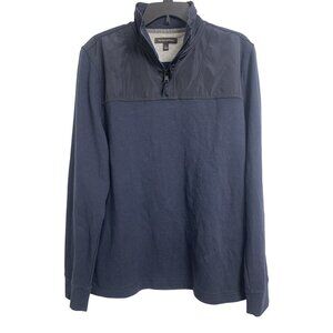 Banana Republic‎ Quarter Zip Knit Pullover Sweater Size L